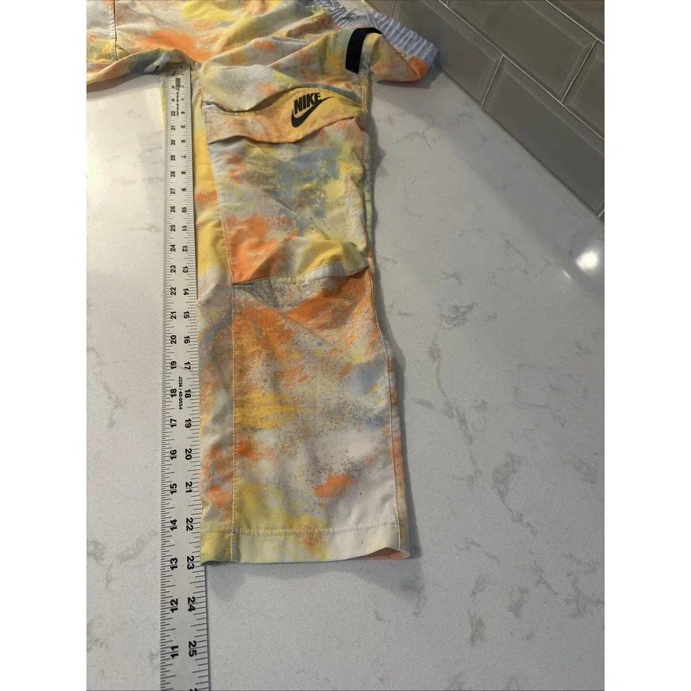 NIKE kids Sportswear‎ Pants Jogger parachute cargo Tie-dye DA0831-085 Size Large